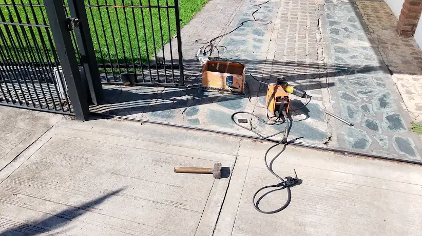 Instalación de motor de portón